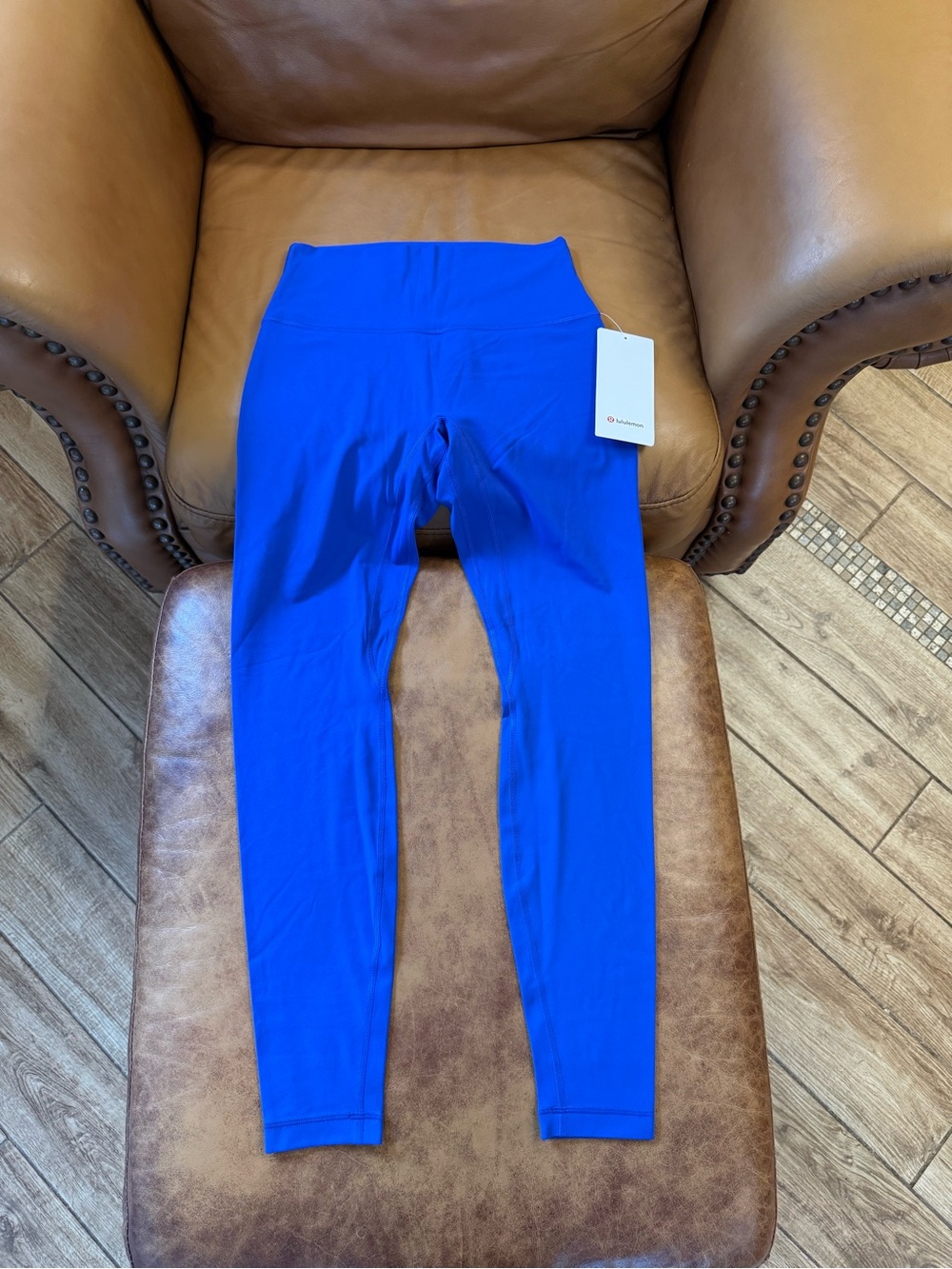 NWT Lululemon Align No Line High-Rise Pant 28" Sz 8 Beach Ball Blue